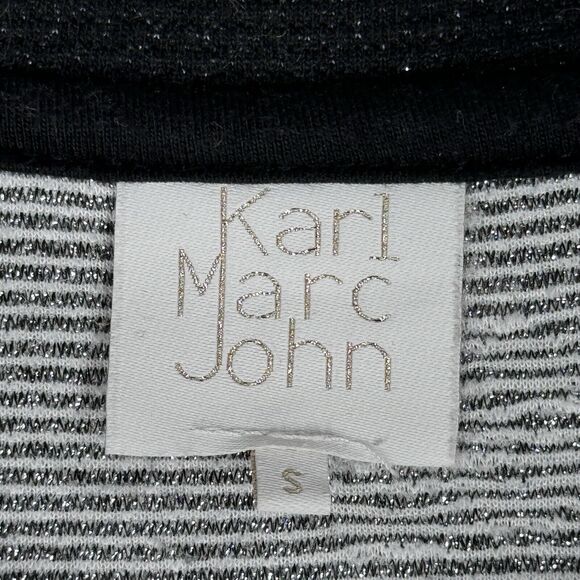 Karl‎ Marc John Shirt Womens Small Gray Sweatshirt Casual Neutral Minimalist - Picture 5 of 8